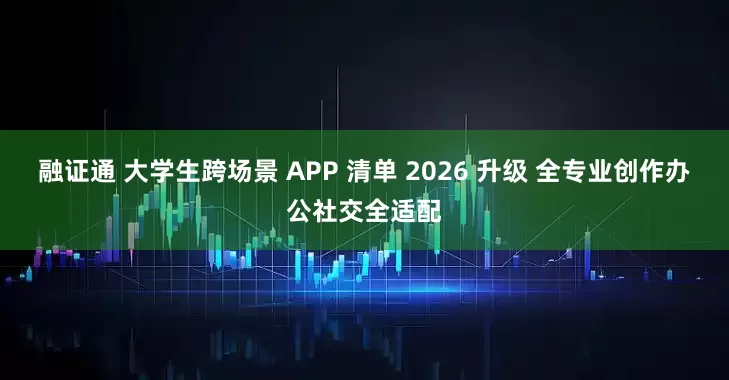 融证通 大学生跨场景 APP 清单 2026 升级 全专业创作办公社交全适配